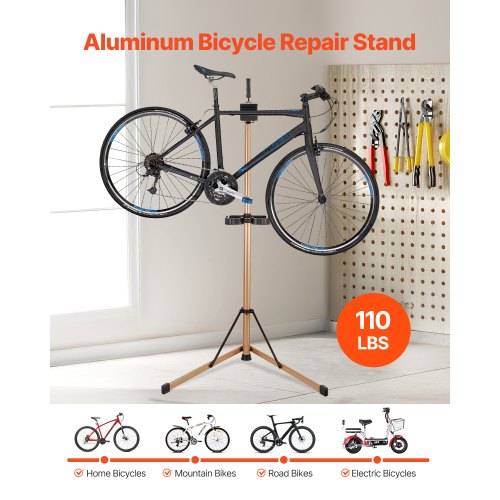 Bike Repair Stand Max 110 lb Heavyduty Bicycle Work Stand with 403594
