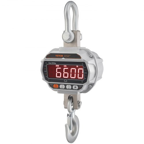 Digital Crane Scale 6600 lbs3000 kg Industrial Heavy Duty Hanging Scale