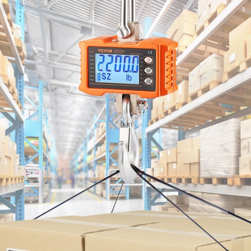 Digital Crane Scale 2200 lbs1000 kg Industrial Heavy Duty Hanging Scale