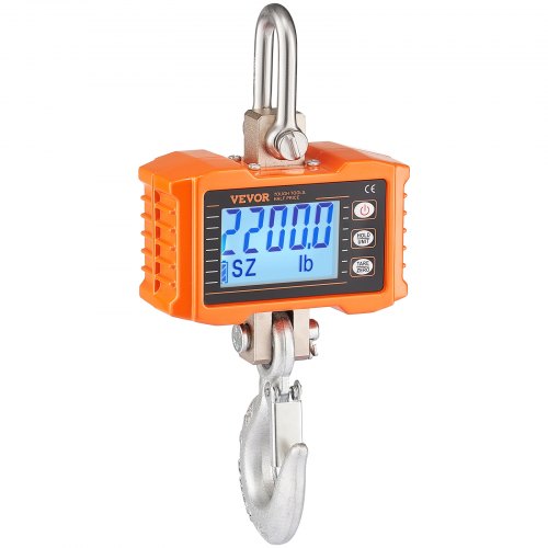 Digital Crane Scale 2200 lbs1000 kg Industrial Heavy Duty Hanging Scale