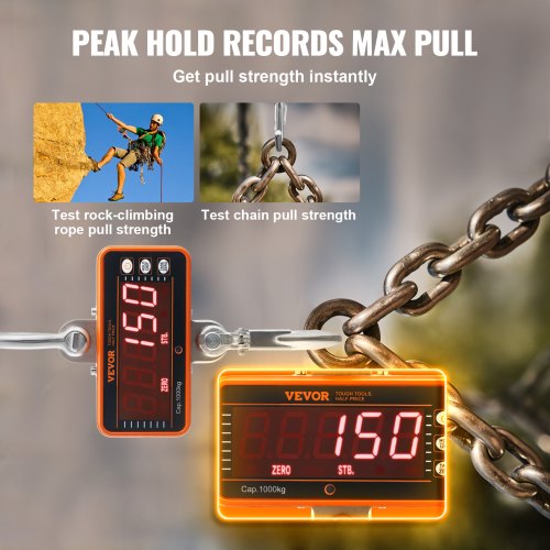 Digital Crane Scale 2200 lbs1000 kg Industrial Heavy Duty Hanging Scale