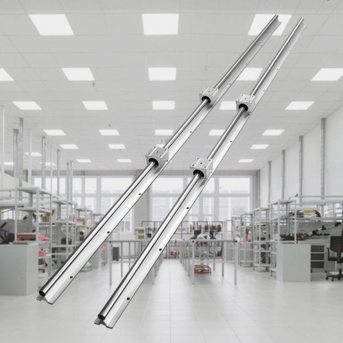 Linear Guide Rail Set SBR16 1500mm 2 PCS 59 in1500 mm SBR16 Guide Rails