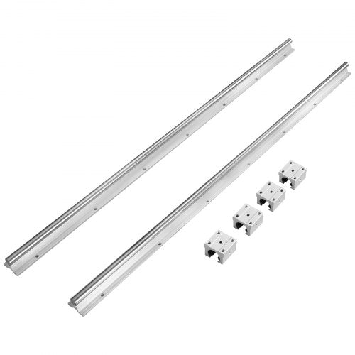 Linear Rail Kit SBR20 800mm Includes 2 PCS 31.5 in SBR20 Rails 4 PCS