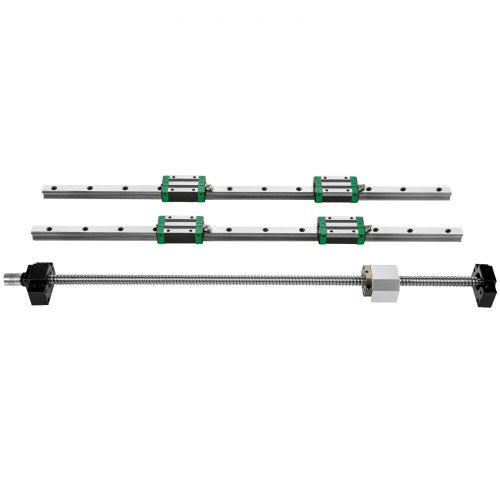 Linear Guide Rail 2Pcs HGR201500mm Linear Slide Rail with 1Pcs