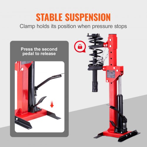 Strut Spring Compressor 45 Ton9920 LBS Hydraulic Jack Capacity 1 Ton