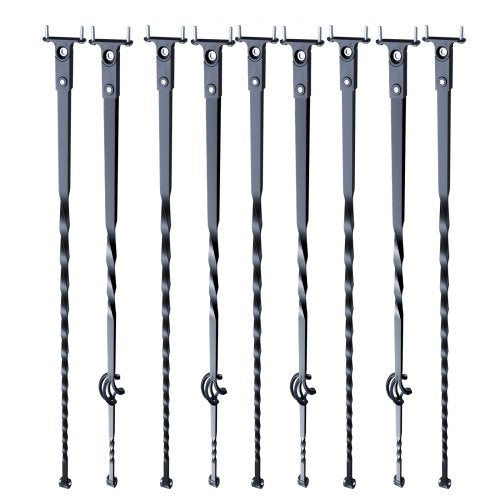 Staircase Metal Balusters 44 x 12 Galvanized Steel Decorative Banister