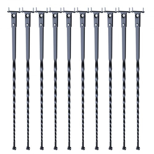 Staircase Metal Balusters 44 x 12 Galvanized Steel Decorative Banister