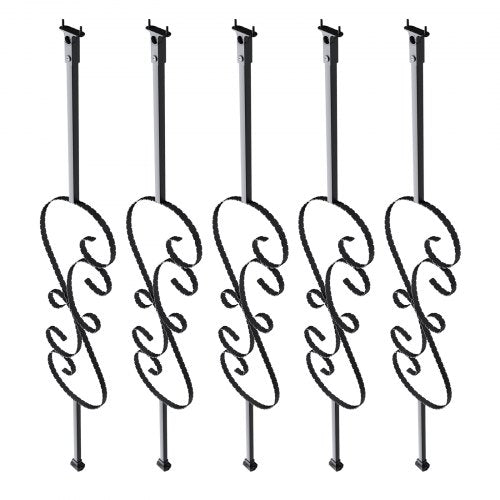 Staircase Metal Balusters 44 x 12 Galvanized Steel Decorative Banister