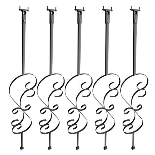 Staircase Metal Balusters 44 x 12 Galvanized Steel Decorative Banister