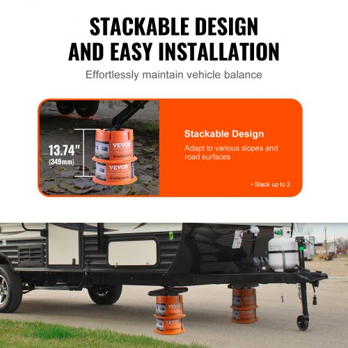 Trailer Jack Block 2000 lbs Capacity per RV Leveling Block Highquality
