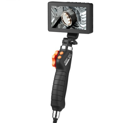 TwoWay Articulating Borescope with Light Inspection Camera with 025