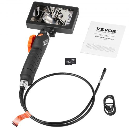 TwoWay Articulating Borescope with Light Inspection Camera with 025