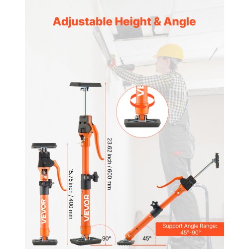 Cabinet Jack Support Pole 2Pack 1575236 Inch Steel Telescopic Quick