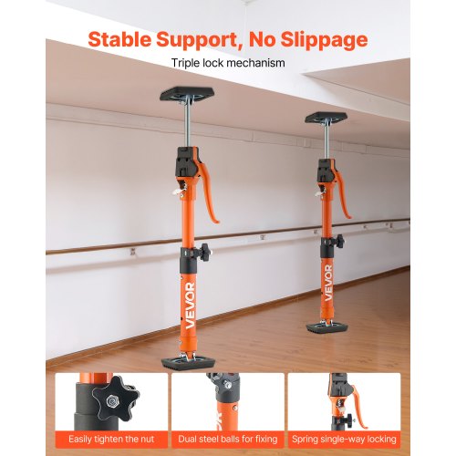 Cabinet Jack Support Pole 2Pack 1575236 Inch Steel Telescopic Quick