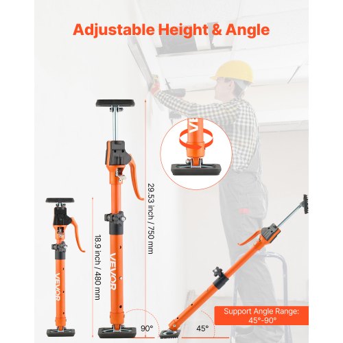 Cabinet Jack Support Pole 2Pack 189295 Inch Steel Telescopic Quick
