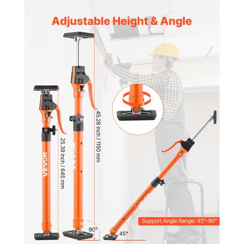 Cabinet Jack Support Pole 2Pack 254453 Inch Steel Telescopic Quick