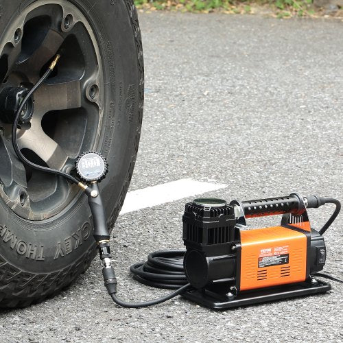 12V Heavy Duty Air Compressor – with Digital Pressure Gauge Tire Inflator