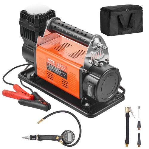 12V Heavy Duty Air Compressor – with Digital Pressure Gauge Tire Inflator