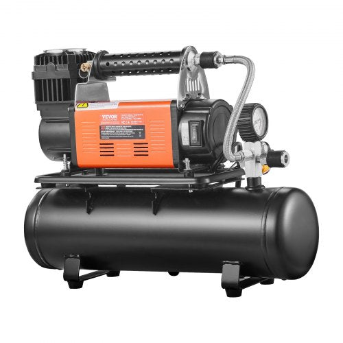 Heavy Duty Air Compressor 6L Tank 635CFM Portable Tire Inflator 150PSI