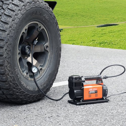 12V Portable Tire Inflator 706CFM Heavy Duty Air Compressor 150PSI