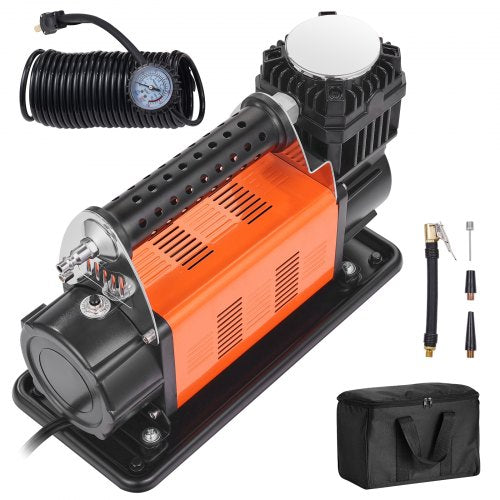 12V Portable Tire Inflator 706CFM Heavy Duty Air Compressor 150PSI