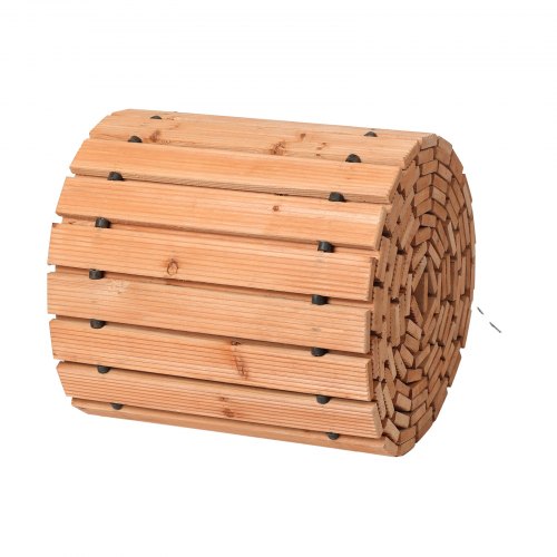Wooden Garden Pathway 24 ft L x 17 in W NonSlip Straight Garden Walkway