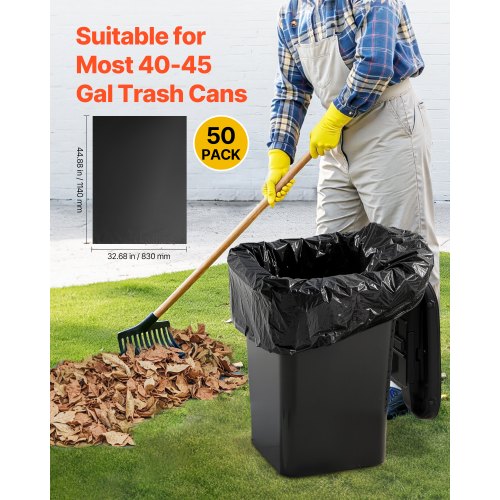 Contractor Trash Bags 4045 Gallon Heavy Duty Contractor Trash Bags 17