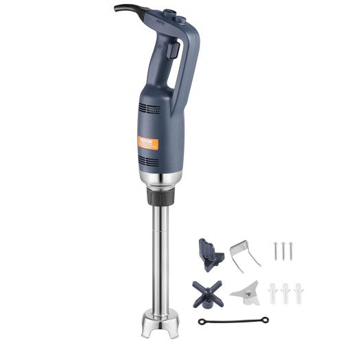 Commercial Immersion Blender 350W Heavy Duty Hand Mixer 12 inch Stepless
