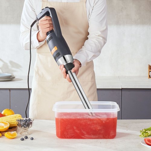 Commercial Immersion Blender 350W Heavy Duty Hand Mixer For Soup Sauces Vevor