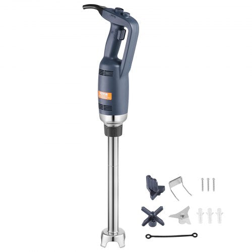 Commercial Immersion Blender 350W Heavy Duty Hand Mixer For Soup Sauces Vevor