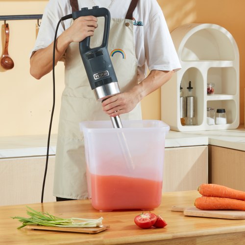 Commercial Immersion Blender 750W 16 Heavy Duty Hand Mixer Variable Speed
