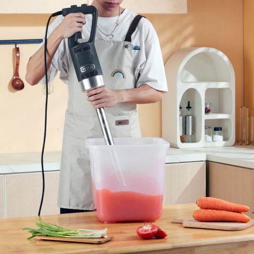 Commercial Immersion Blender 750W 20 Heavy Duty Hand Mixer Variable Speed