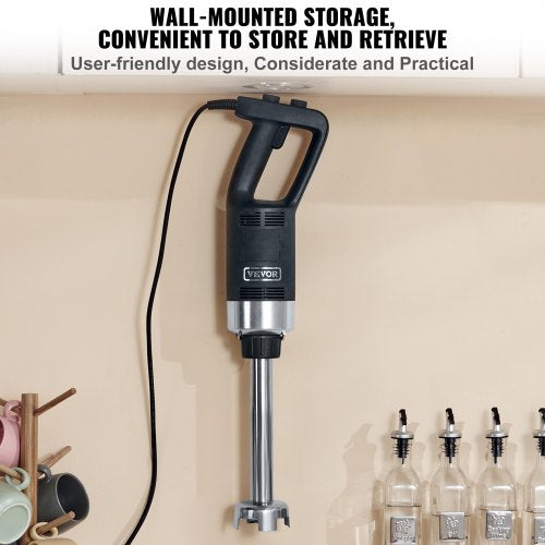 Commercial Immersion Blender 750W 12 Heavy Duty Hand Mixer Variable Speed