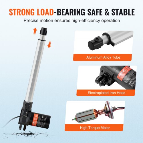 Linear Actuator 12V 12 Inch Heavy Duty 1320lbs6000N Linear Actuator