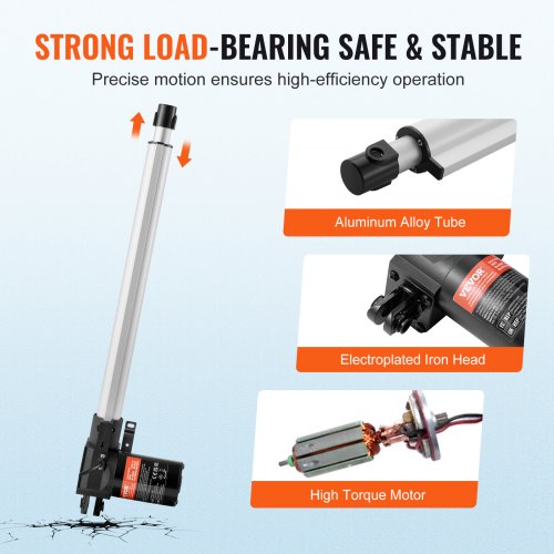 Linear Actuator 12V 16 Inch Heavy Duty 1320lbs6000N Linear Actuator