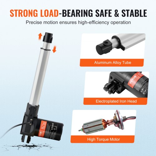 Linear Actuator 12V 8 Inch Heavy Duty 1320lbs6000N Linear Actuator