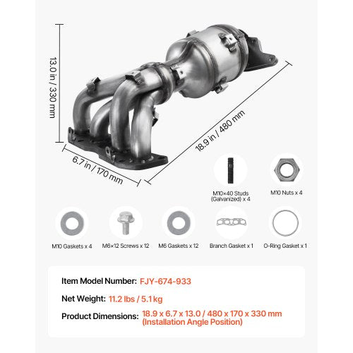 Catalytic Converter Compatible with Nissan Altima 2007 2008 2009 2010 2011