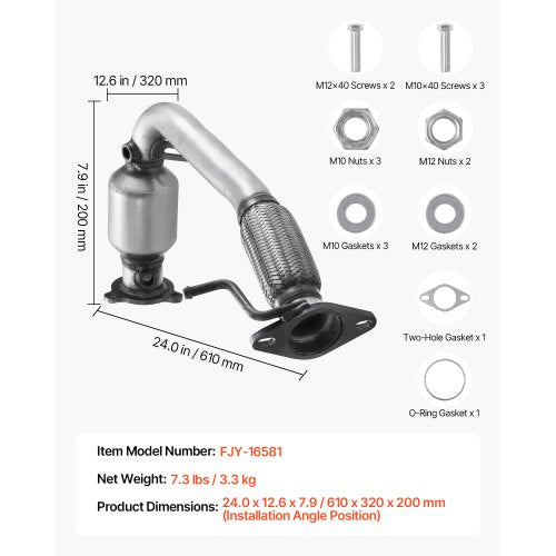 Catalytic Converter Compatible with Chevrolet EquinoxGMC TerrainChevy