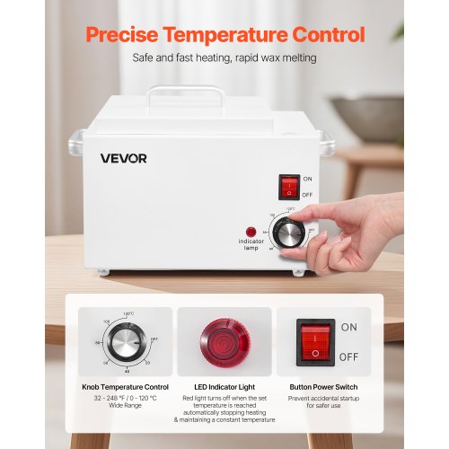 Single Wax Warmer 3000ML 300W Professional Wax Warmer for Hair Removal 32
