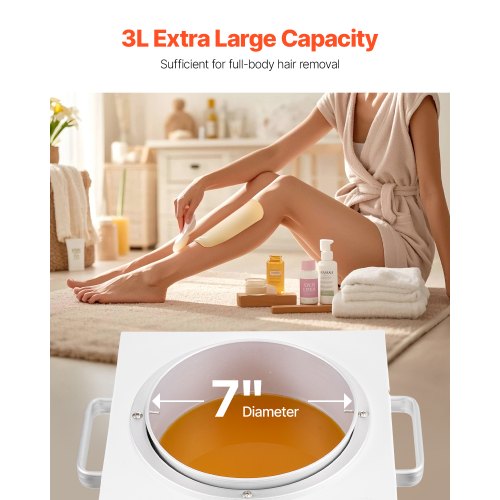 Single Pot Wax Warmer 3000ML 300W Professional Wax Warmer for Hair Removal