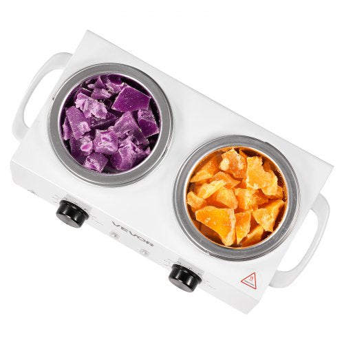 Double Wax Warmer 1200ML Professional Dual Wax Warmer for Hair Removal 32