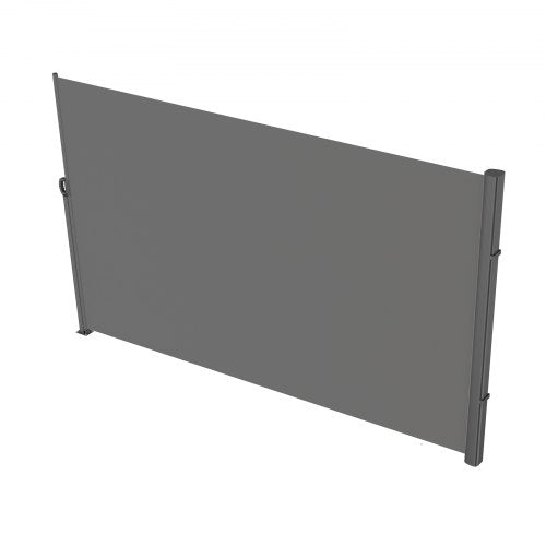 Retractable Side Awning 71x 118 Aluminum Outdoor Privacy Screen 280g