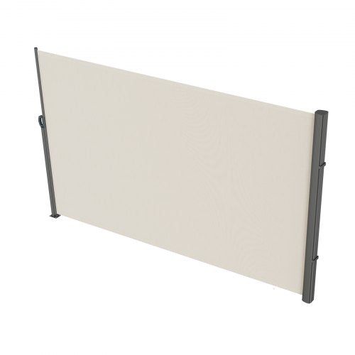 Retractable Side Awning 71x 118 Aluminum Outdoor Privacy Screen 280g