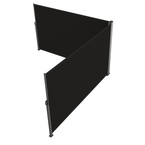 Retractable Side Awning 71x 236 Aluminum Outdoor Privacy Screen 280g