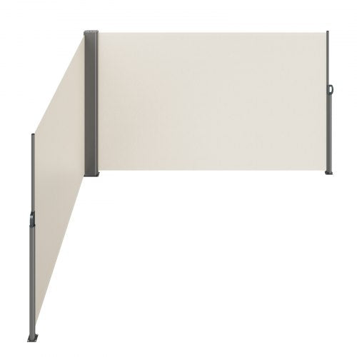 Retractable Side Awning 71x 236 Aluminum Outdoor Privacy Screen 280g