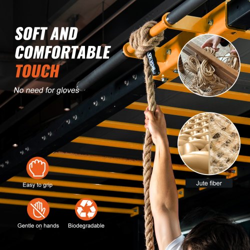 Gym Climbing Rope 1 Diameter 100 ft Length Gym Fitness Training Rope Gym