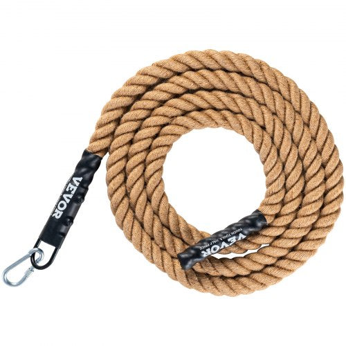 15x15FT Gym Climbing Rope Fitness Strength Training Rope Home Exercise