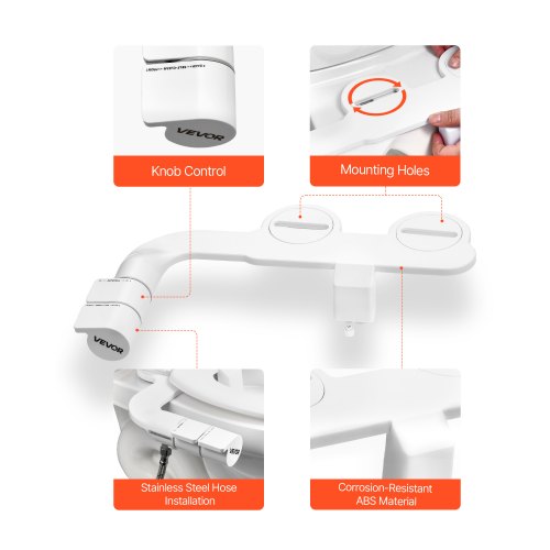 Bidet Attachment for Toilet SelfCleaning Bidet Toilet Seat Attachment –