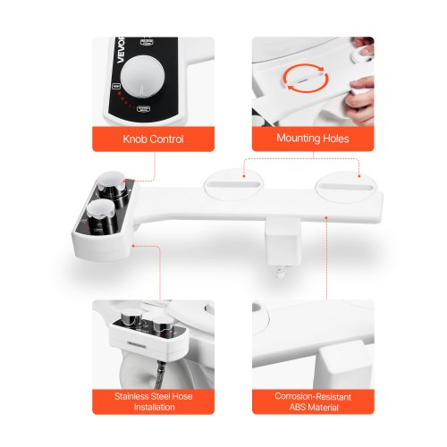 Bidet Attachment for Toilet NonElectric Bidet Toilet Seat Attachment –