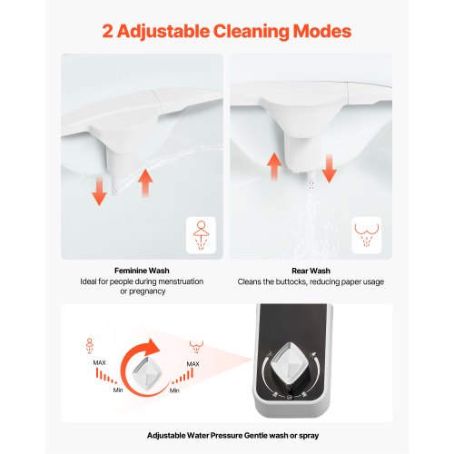 Bidet Attachment for Toilet 03 Ultra Thin Bidet Toilet Seat Attachment –
